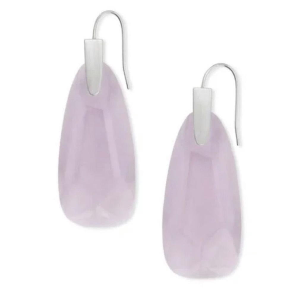 Kendra Scott Maize Drop Earrings Violet Glass